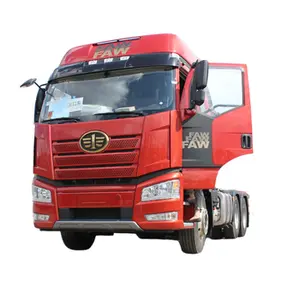 Faw kéo hậu cần vận chuyển xe tải đầu 6*4 cao cấp Xe Tải để bán DIESEL điều khiển bánh xe máy kéo xe tải