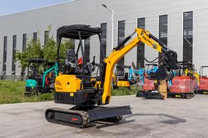 Mini excavadora de 1 tonelada, Micro excavadora sobre orugas con cilindro hidráulico Eaton, caja de cambios, bomba de Motor PLC a la venta - Product Image 2