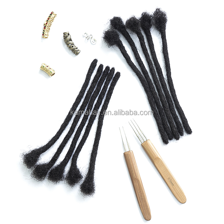 Vast Hair [KAMA Dreads] Permanent Natural Human Hair Soft Dreadlocks Extensions Dreadlocks Hombre for Wholesale thumbnail 2