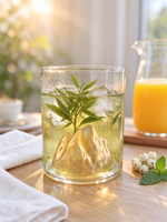 Verre à whisky Crystal Mountain en verre borosilicate, conforme aux normes FDA et LFGB, idéal pour les restaurants et la vente en gros de spiritueux