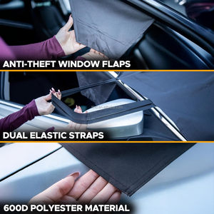 <span class=keywords><strong>Pare</strong></span>-soleil universel de qualité supérieure pour voiture, imperméable, anti-neige et anti-poussière, pour <span class=keywords><strong>pare</strong></span>-<span class=keywords><strong>brise</strong></span> avant, protection facile contre le gel - Product Image 6