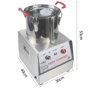 High Quality Silver Stainless Steel 7L Capacity Commercial Electric Food Processor 750W Motor Home Use <b>Vegetable</b> Fruit - Product Image 4