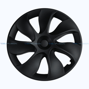 Enjoliveurs de roue pour Tesla Model Y 2020-2026, 19 pouces, style turbine, noir mat, pour modification automobile, 4 pièces - Product Image 3