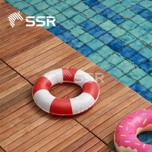 กระเบื้องพื้นไม้สักทองคุณภาพสูง 9 แผ่น แบบประกบกันได้ สำหรับกลางแจ้ง ราคาถูก เหมาะสำหรับสวน - Product Image 5