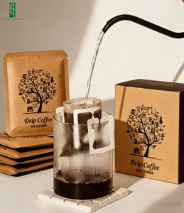 Bolsitas de Café Personalizadas <span class=keywords><strong>con</strong></span> Sellado de Tres Lados, Filtro Interno y Asa <span class=keywords><strong>para</strong></span> Colgar, <span class=keywords><strong>para</strong></span> Empaque Individual de Café - Product Image 3