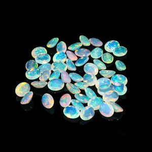 YASHEE Ópalo Etíope Natural de 8x6 mm, Corte Ovalado, Piedra Preciosa Suelta para Joyería, Sanación, Energía de Chakra - Product Image 3