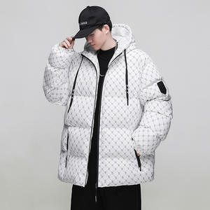 Veste matelassée en coton à capuche pour <span class=keywords><strong>homme</strong></span> Veste chaude d'hiver coupe-vent Vêtements de pain pour <span class=keywords><strong>homme</strong></span> Vêtements matelassés en coton pour <span class=keywords><strong>homme</strong></span> - Product Image 5