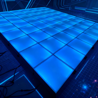 UNOXINE Digital LED DMX512 RGBW Interaktive Tanzfläche Fliesen Weiß & Schwarz Pixel Sensor Panels für Nachtclub Hochzeit & Events