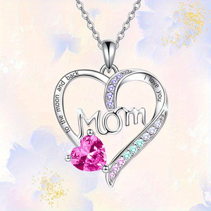 Collana con ciondolo lucido per donna, delicata e creativa, gioiello semplice e alla moda per l'uso quotidiano - Product Image 2