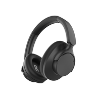 Casque sans fil hybride ANC avec affichage numérique, options de connexion multiples, suppression active du bruit, casque supra-auriculaire pour DJ