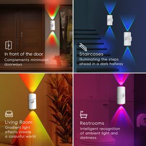 Luz LED con Sensor de Movimiento Magnético para Montar en la Pared, Luz Nocturna LED PIR para Escaleras y Pasillos - Product Image 6