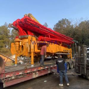 Equipo de bombeo de hormigón sin camión para camión montado móvil 46M 56 metros Boom Schwing Technology Pump - Product Image 2