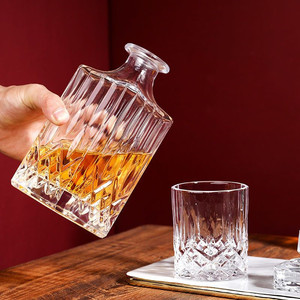Carafe à <span class=keywords><strong>vin</strong></span> en verre cristallin, style classique transparent, écologique, idéale pour les fêtes - Product Image 4