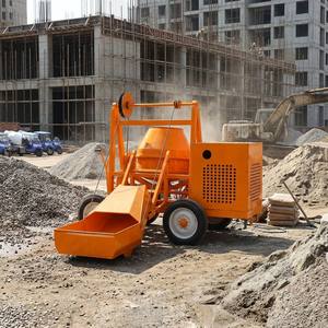Mezcladora de Concreto de 500 <span class=keywords><strong>Litros</strong></span> con Motor de Gasolina, Operación Rentable, para una Mezcla de Relación Precisa - Product Image 1