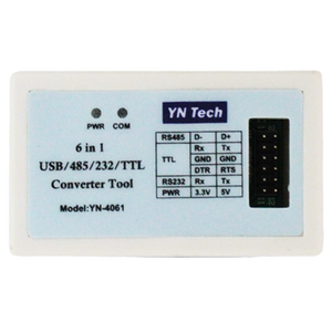 Convertisseur USB vers série 6-en-1 |   Adaptateur multi-protocoles CH340 USB/TTL/RS485/RS232 avec récupération automatique et contrôle automatique du flux W854 - Product Image 5