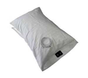 Taie d'oreiller en tissu tissé en fibre d'argent, protection <span class=keywords><strong>cage</strong></span> <span class=keywords><strong>de</strong></span> <span class=keywords><strong>Faraday</strong></span>, conductrice, réduction des CEM, pour <span class=keywords><strong>maison</strong></span> et hôpital - Vente directe usine - Product Image 2