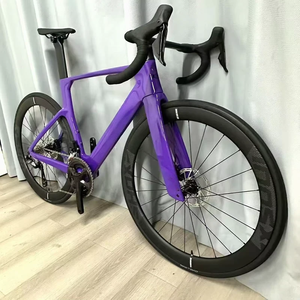 <span class=keywords><strong>Bicicleta</strong></span> de Carretera de <span class=keywords><strong>Carbono</strong></span> 700C en Oferta, 24 Velocidades con Cambio Electrónico, Frenos de Disco Hidráulicos, Ciclismo de Resistencia - Product Image 2
