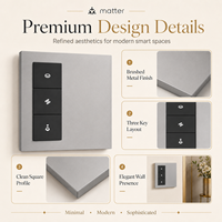 Panneau de contrôle central tactile Matter Smart Home pour la domotique, produits de contrôle de la maison intelligente, affichage intelligent pour bureau et hôtel