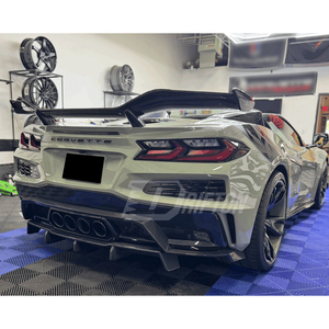 Diffuseur de pare-chocs arrière en fibre de carbone DRIFTON pour Chevrolet Corvette C8 Z06 Z07 2020-2026 - Product Image 4