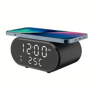 Best Gift Wireless Phone Charger With Alarm Clock Multi-function 15W Wireless Charger Desk Charger for All Smart Phones - Product Image 3