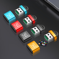 EONLINE-minilector de tarjetas TF para teléfono móvil, adaptador USB de alta velocidad para ordenador portátil, 2,0