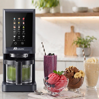 Máquina para Hacer Helados Anbolife para Uso Doméstico, Venta al por Mayor de Fábrica, Solo OEM, 12 Programas de un Toque, Carcasa de Plástico, Pantalla LED