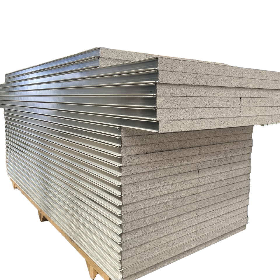 Modern Design Steel Cleanroom Sandwich Panels with Siliceous Rock Core Fireproof Foam Wall for Hospital Application