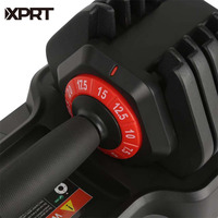 Ensemble d'haltères réglables en fonte à Offre Spéciale directe d'usine Gym à la maison Ensembles d'haltères réglables de 25lb ou 11kg
