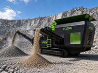 Concasseur à mâchoires diesel autopropulsé UJC805 |   Concasseur mobile sur chenilles télécommandé, capacité 100t/h pour le recyclage