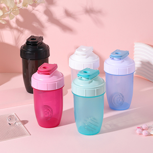 Custom Plastic School Eco Friendly Cheap Reusable Outdoor Smooth <b>Shaker</b> Water <b>Bottle</b> with logo - Product Image 2