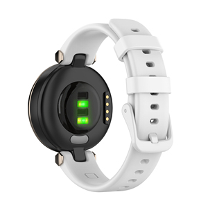 Bracelet de montre en silicone de couleur unie pour <span class=keywords><strong>Garmin</strong></span> <span class=keywords><strong>Lily</strong></span>, pour femmes, fitness - Product Image 3