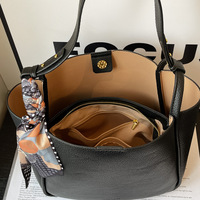 Sac fourre-tout en PU, nouvelle collection Printemps/Été 2026, style osier, grande capacité, minimaliste, haut de gamme, sac à bandoulière/porté croisé, urbain