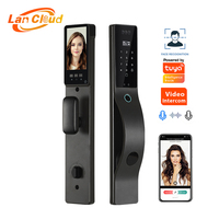 Nueva Cerradura Digital Electrónica Automática, Cerradura Inteligente WIFI con Aplicación TUYA, Huella Dactilar, Tarjeta, Reconocimiento Facial 3D, Cerradura Inteligente para Puerta