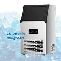 Système de fabrication de glace à air refroidi à haute efficacité et facile à utiliser, machine à glaçons automatique à économie d'eau