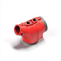Corps de vanne solénoïde rouge de précision personnalisé OEM Runpeng, moulé sous pression en aluminium, usinage CNC robuste, actionneur pneumatique hydraulique