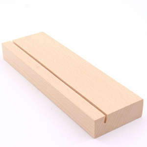 Base de Madera Personalizada para Tarjetas de Visita, Artesanía en Madera de Haya, Base Creativa de Madera - Product Image 6