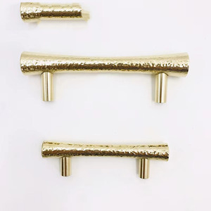 Tiradores de Cajón de Latón Antiguo Martillado Hechos a Mano, Tiradores Decorativos para Gabinetes de Cocina con Forma de Reloj de Arena, Perillas y Barras de Sujeción - Product Image 3
