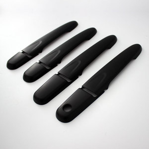 Black ABS <strong>Car</strong> <strong>Door</strong> Handle Cover <strong>Protector</strong> Without Sensor Holes for Toyota Rush Accesorios 2018 2019 2020 2021 - Product Image 2