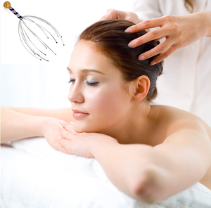 Masajeador de Cabeza Manual de Garra Roja de Buena Calidad, Fabricado en ABS, con Alivio Muscular para el Estrés - Product Image 5