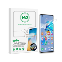 Protector de Pantalla Universal de Vidrio Templado Suave TPU Hidrogel 2.5D para Reloj Inteligente y Teléfono Móvil, Antihuellas, Antiarañazos, Cobertura Total
