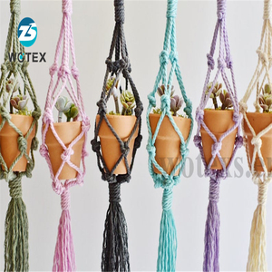 <span class=keywords><strong>Mini</strong></span> <span class=keywords><strong>cintre</strong></span> de plante en macramé, porte-plante de rétroviseur, accessoire de voiture, xph289 Offre Spéciale - Product Image 1