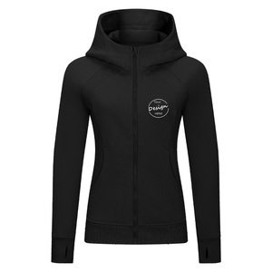 <span class=keywords><strong>Veste</strong></span> chaude de yoga à fermeture éclair pour femmes, sweat à capuche à manches longues, <span class=keywords><strong>veste</strong></span> d'entraînement respirante, sweat à capuche de fitness pour femmes - Product Image 6
