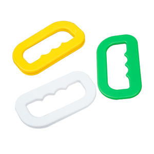 2025, venta al por mayor, bolsas de plástico con asa, bolsa de compras ecológica, bolsa de polietileno con asa troquelada reutilizable personalizada para ropa y zapatos - Product Image 3