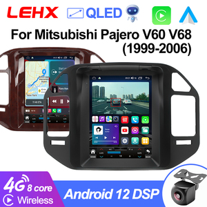 Lehx <span class=keywords><strong>Android</strong></span> 12 đài phát thanh xe cho MITSUBISHI PAJERO V60 68 v73 1999-2006 Tesla phong cách 2DIN Stereo Carplay Navigation xe DVD Player - Product Image 2