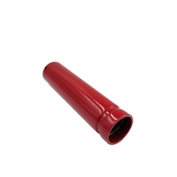 Tube de transport de marchandises ignifuge certifié UL/FM ASTM A53, extrémité rainurée, finition rouge RAL3000, 5,8-6 m pour système de lutte contre l'incendie