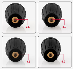 Buse rotative turbo haute pression 3000 PSI, raccord rapide 1/4 pouce, en laiton, pour le nettoyage des surfaces de voies d'accès de voitures - Product Image 5