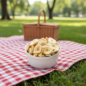 Chips de plátano crujientes de alta calidad con sabor dulce de Vietnam, textura firme natural y aperitivo crujiente, ideales para picnics, a granel. - Product Image 1