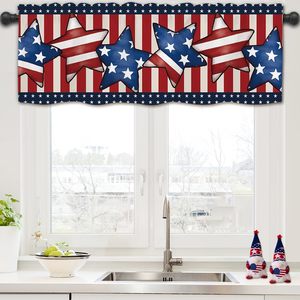 <span class=keywords><strong>Tende</strong></span> e mantovane <span class=keywords><strong>per</strong></span> finestre del 4 luglio, con stelle patriottiche rosse, blu e bianche, <span class=keywords><strong>per</strong></span> cucina, con passante <span class=keywords><strong>per</strong></span> asta - Product Image 4