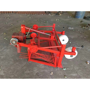 Cosechadora Automática de Ajo de 15 HP con Transmisión por Engranajes, Color Rojo, Alta Productividad - Product Image 3