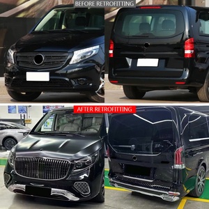 Nuevo Kit de Carrocería Delantero/Trasero para V-Class 2016-2023 Modelo 2024, con Faros Antiniebla, Montaje sin Daños, para VITO Maybach - Product Image 2